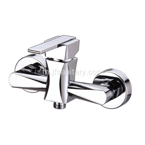 Faucet ทองเหลืองติดผนังเชิงมุม